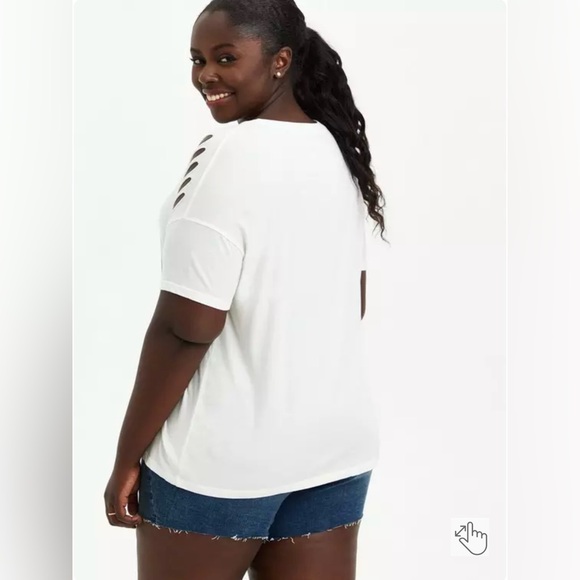 Torrid Metallica Ivory Slash Tee - Picture 4 of 7